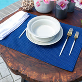 Dark Blue 4-Pack Fabric Sling Placemats